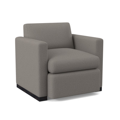 Ledger Upholstered Swivel Accent Chair