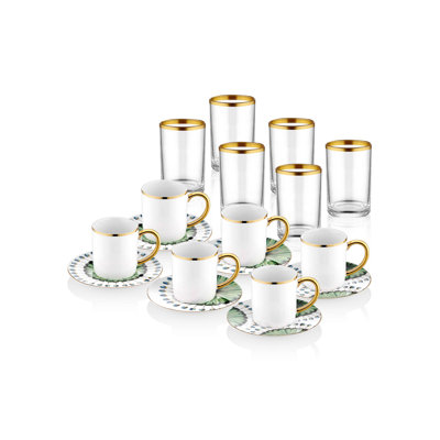 Ensemble de 12 tasses à café Kundra