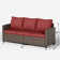 Vancamp 3-Person Patio Conversation Sofa