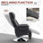 Meryle Faux Leather Swivel Recliner-779418830
