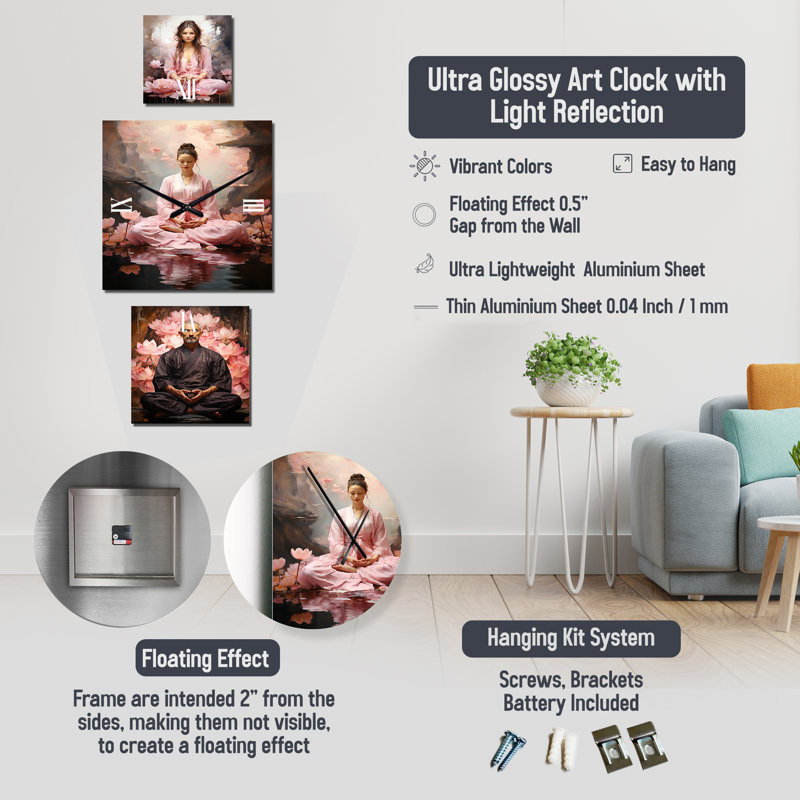 Deleyza Metal Wall Clock