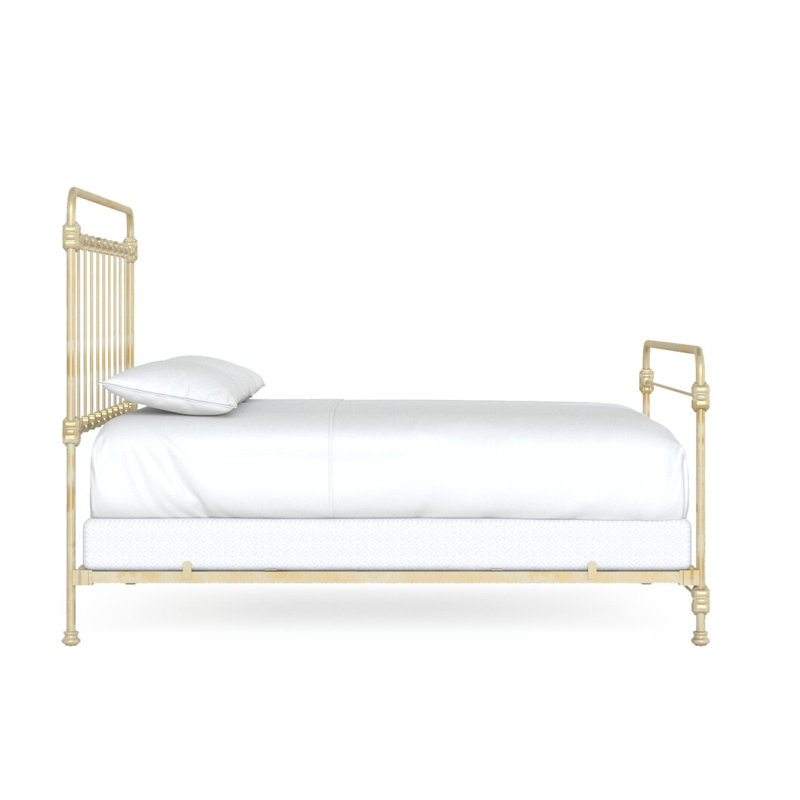 160 Picket Fence Bed | Open Foot Standard, California King, Spun Gold