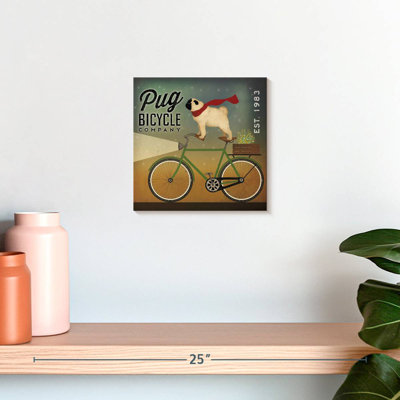 Brampt Pug On A Bike
