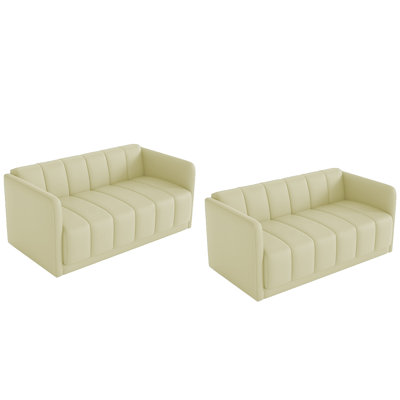 Faux Leather Upholstered Bench