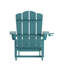 Chaise Adirondack en plastique toutes saisons avec repose-pieds Ayleah-207383508