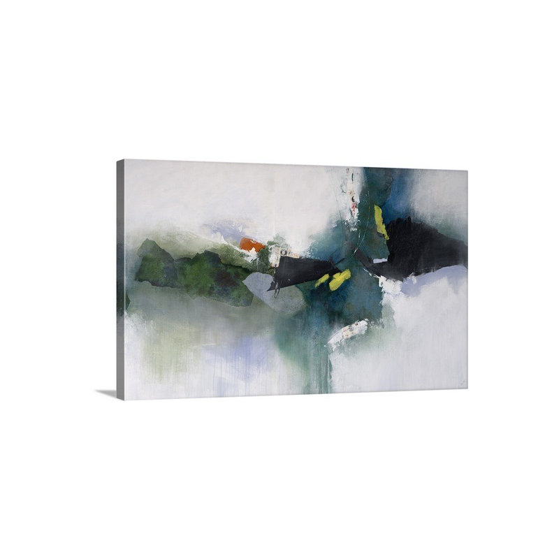 «Green Tea», reproduction d'art Govind, H 30 po x l 48 po x P 1,5 po, Toile