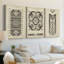 Garden Parterre VII - Toile tendue avec châssis sur mesure - 3 pièces-820432047
