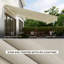 Electric Awning, Retractable Awning with Remote Controller and Manual Crank Handle-112964591-112964589