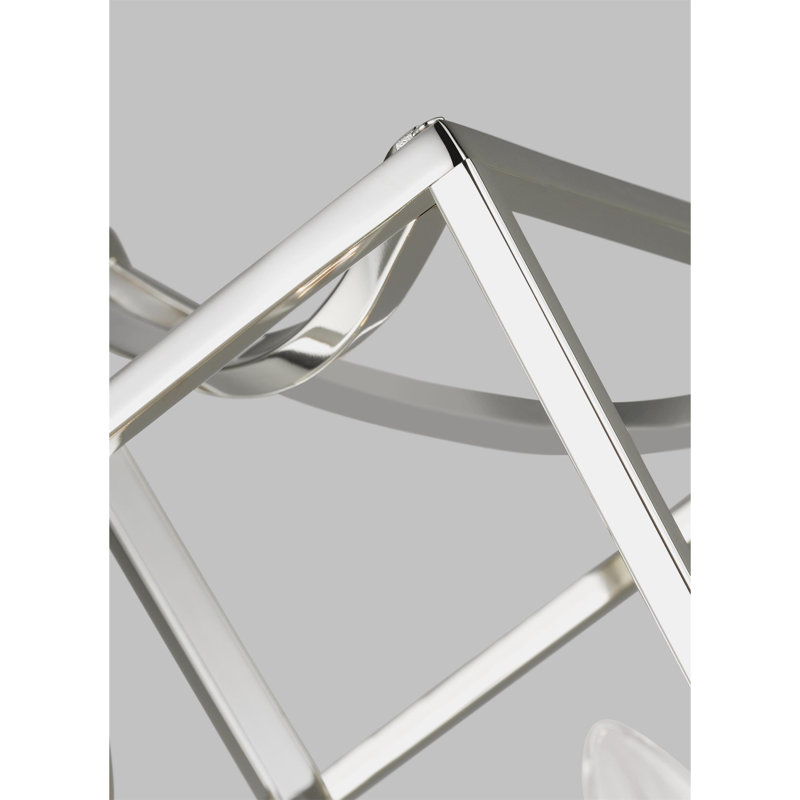 Southold 3 - Light Chandelier, Polished Nickel