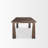 84" Brown Solid Wood Dining Table