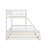 Twin XL Over Queen Bunk Bed With Ladder-1420551773
