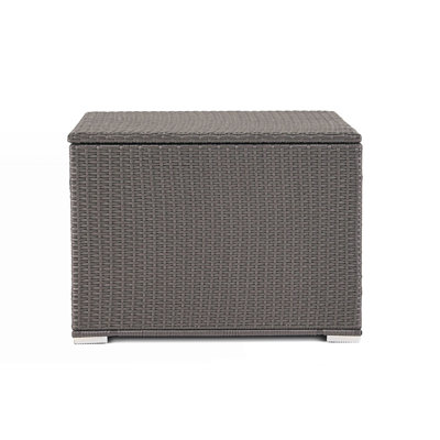 Petit banc, boîte de rangement extérieure avec cadre en fer
