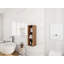 Petites tablettes de rangement murales de 12 pouces, convenant à une petite salle de bain, bureau, pièce de rangement, ébène brun