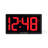 AcuRite 10-Inch LED Digital Clock with Auto-Dimming Brightness, Red (75099M)