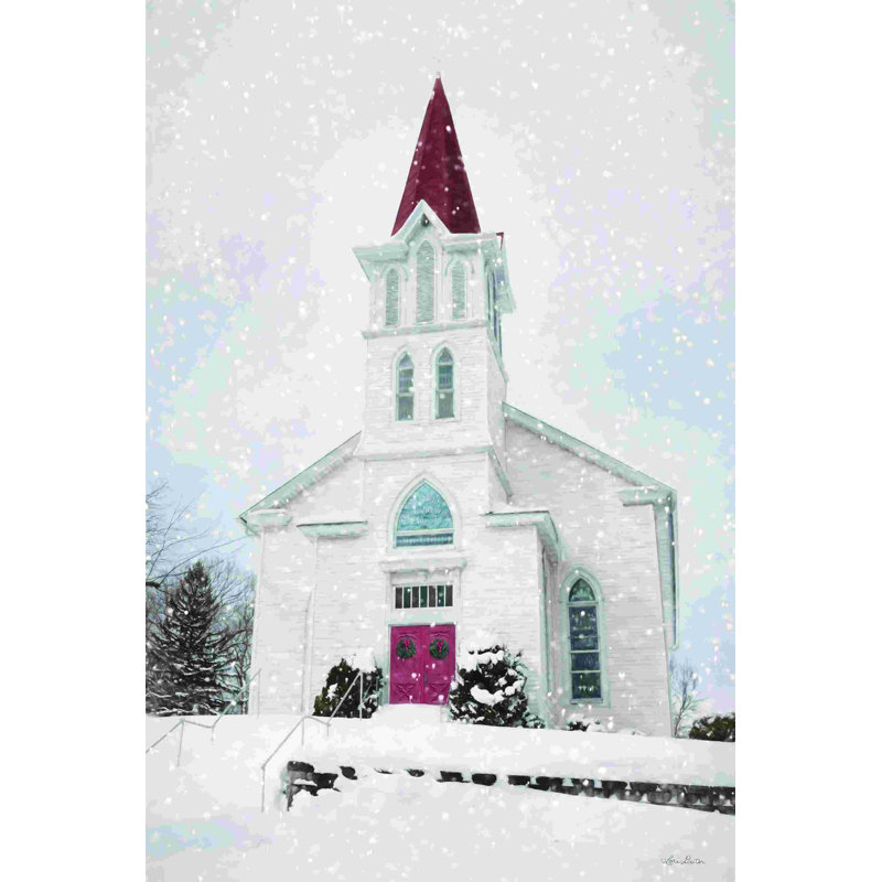 Église St. Johns en hiver, H 36 po x l 24 po
