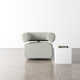 Lize Upholstered Swivel Barrel Chair