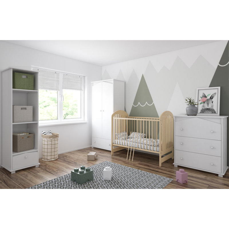 Tonquin Cot Bed, No Drawer, Brown