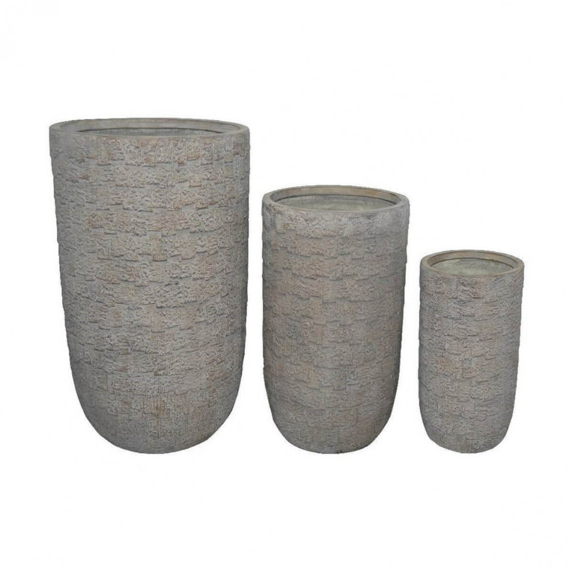 Abdurrauf Clay Fiber Floor Vase