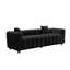 Canapé rembourré Modern Bubble avec pieds en métal et 2 coussins-1836961248
