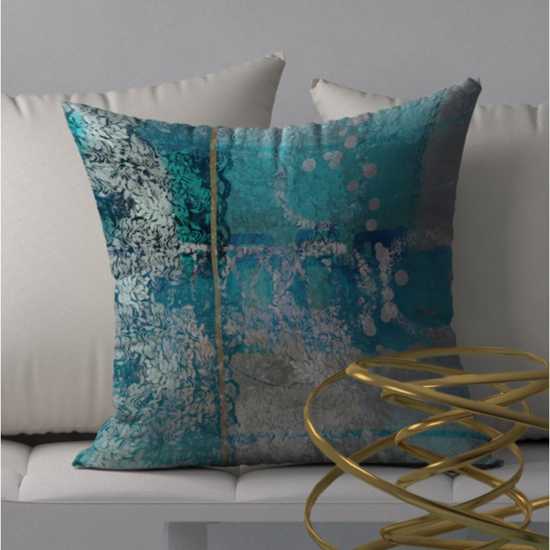Housse de coussin carrée Exotic bouche, 24 po x 24 po