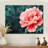Summer Pink Peony In Full Bloom II - Floral Metal Wall Decor, Peony Metal Print-699957535