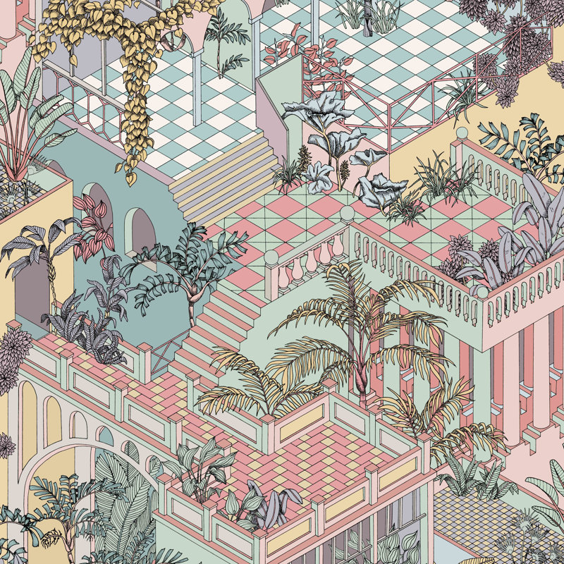 Icons Wallpaper Roll, Pastel