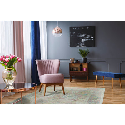 Tapis rose en laine noué à la main Timeless Oushak
