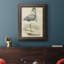 Toile encadrée de qualité supérieure embellie Antique Heron IV (ASH) - prête à être accrochée-1348947925