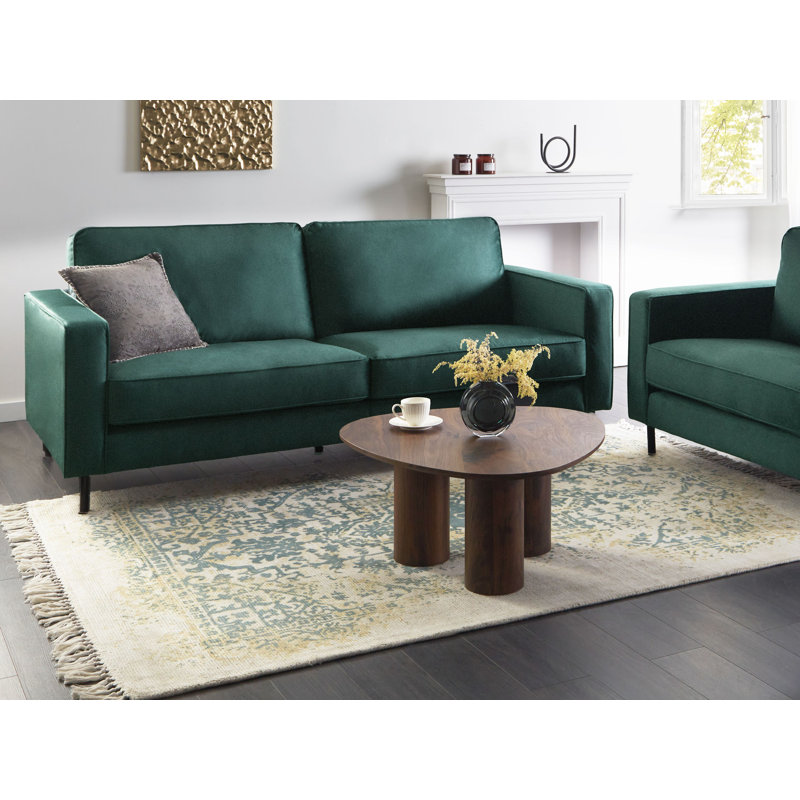 3 Seater Sofa Telluride, Green Velvet