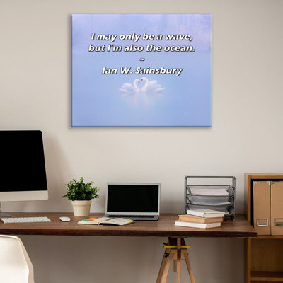 Astoria Grand Gallery Wrapped Canvas By Claire Williams: "If you want to fly, you have to flap your o