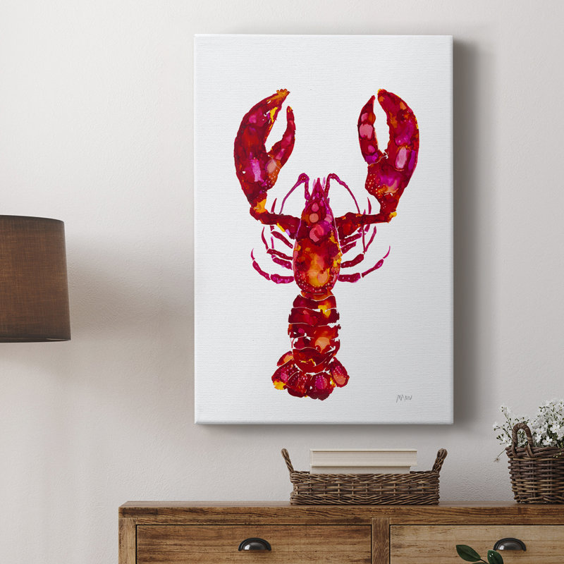 Homard - Cavas enveloppés de galerie, H 18 po x l 12 po