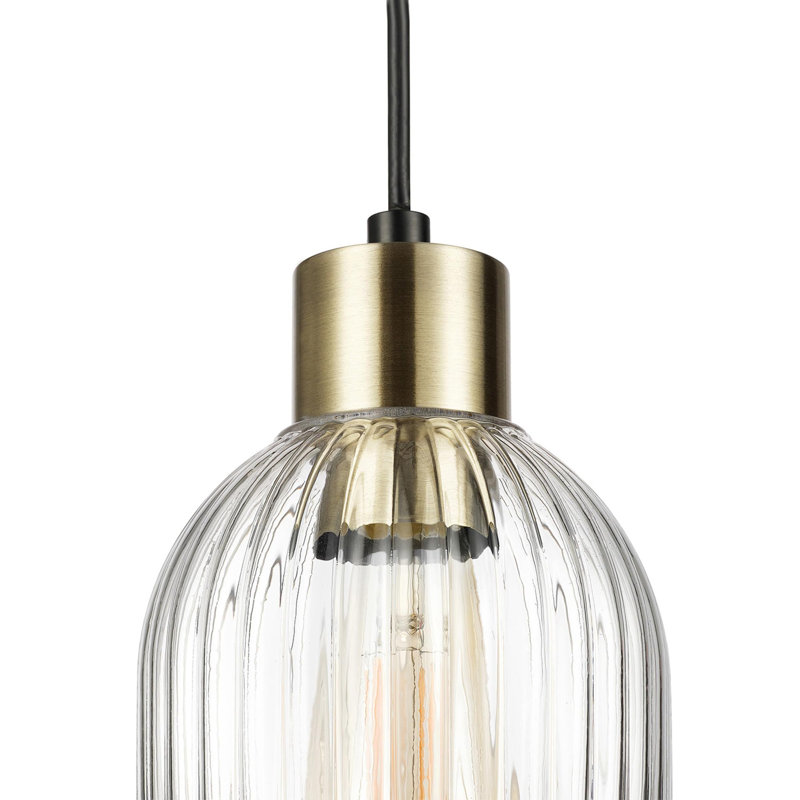 Jhonae 1 - Light Matte Black Jar Pendant