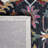 Hand Tufted Wool/Cotton Oriental Rug in Black/Pink-104135457