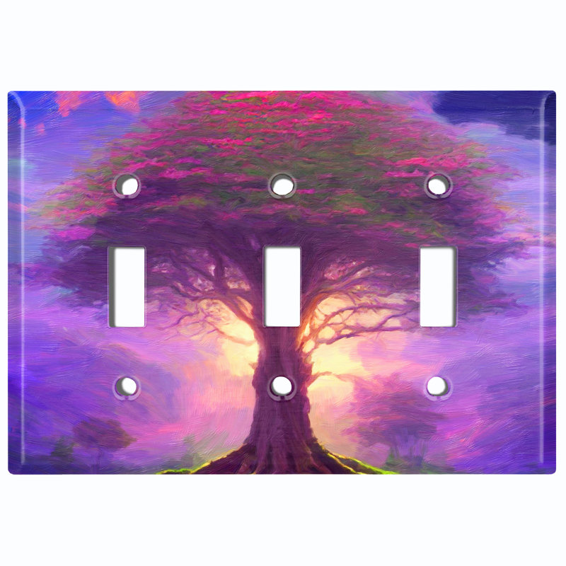 Plaque murale 3 interrupteurs à bascule