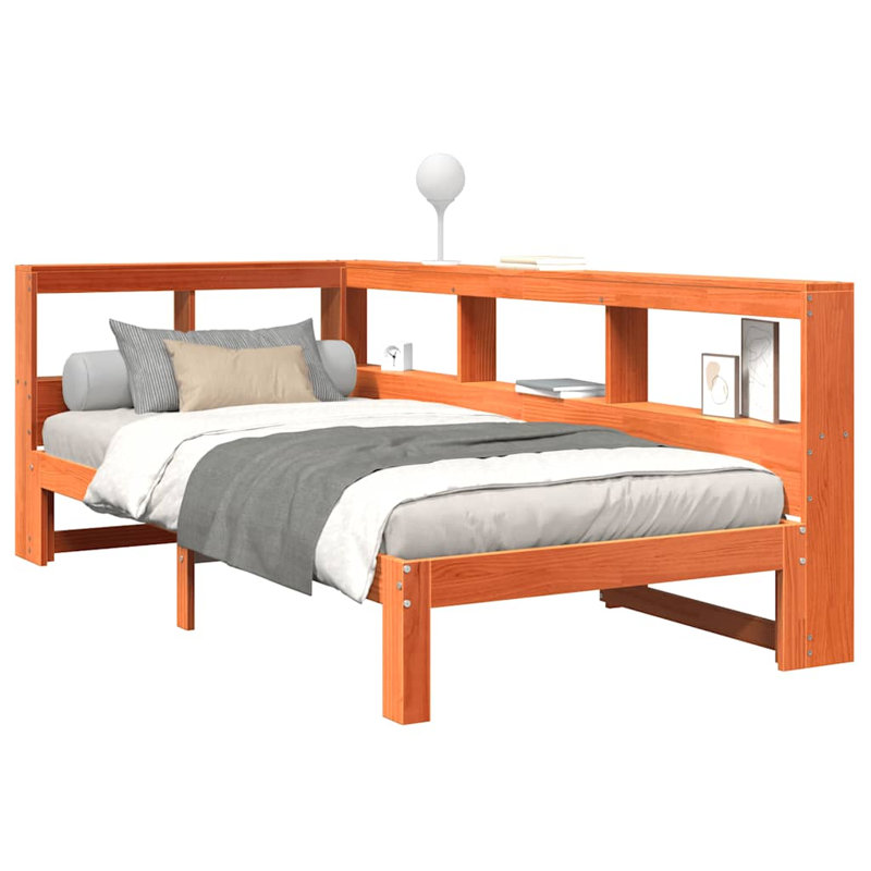 Solid Wood Storage Bed, Small Single (2'6)