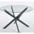 35.43" Glass Round Dining Table with Metal Legs-937135825-937135839