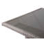Vici Rectangular Glass Steel Outdoor Dining Table - 80 cm W 145 cm D