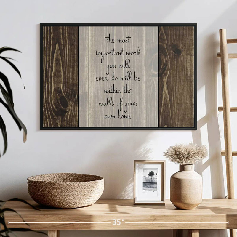 Tergel Most Important Work Typography, 17" H x 25" W