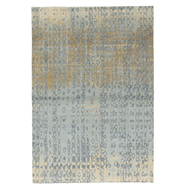 One-of-a-Kind Rectangle 4' x 6' Hand Knotted Area Rug