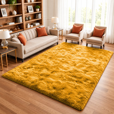 Machine Tufted High Pile Shag Area Rug(Ultra Soft & Fluffy)