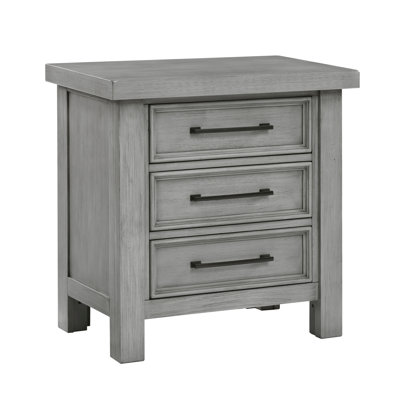 Armoire de chevet transitionnelle 3 pièces