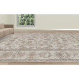 Hand-Knotted High-Quality Beige Area Rug