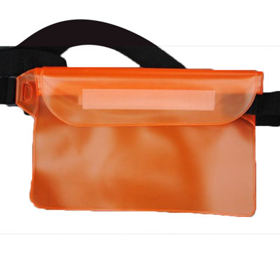 Swim PVC Pouch with Waist Strap Way to Valuables Safe