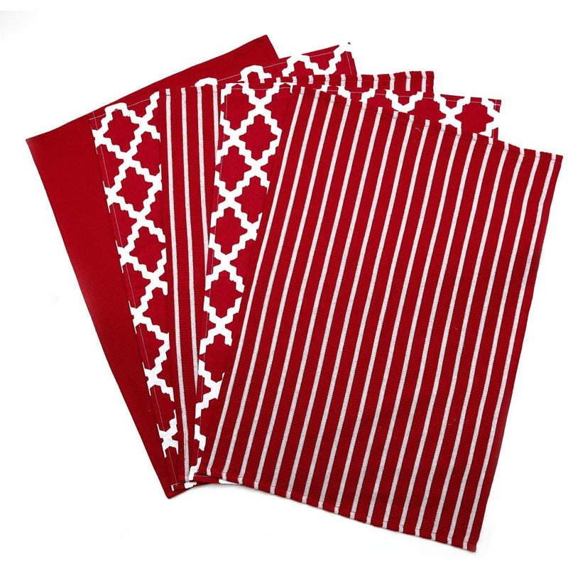 Tea Towel Kitchen Towel, Red