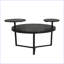 Table basse moderne avec deux tablettes