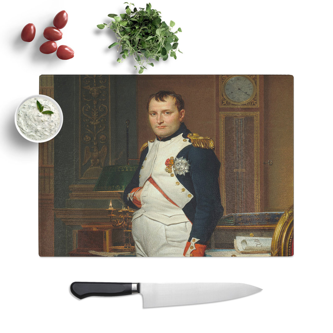 The Emperor Napoleon by Jacques Louis-David Chopping Board