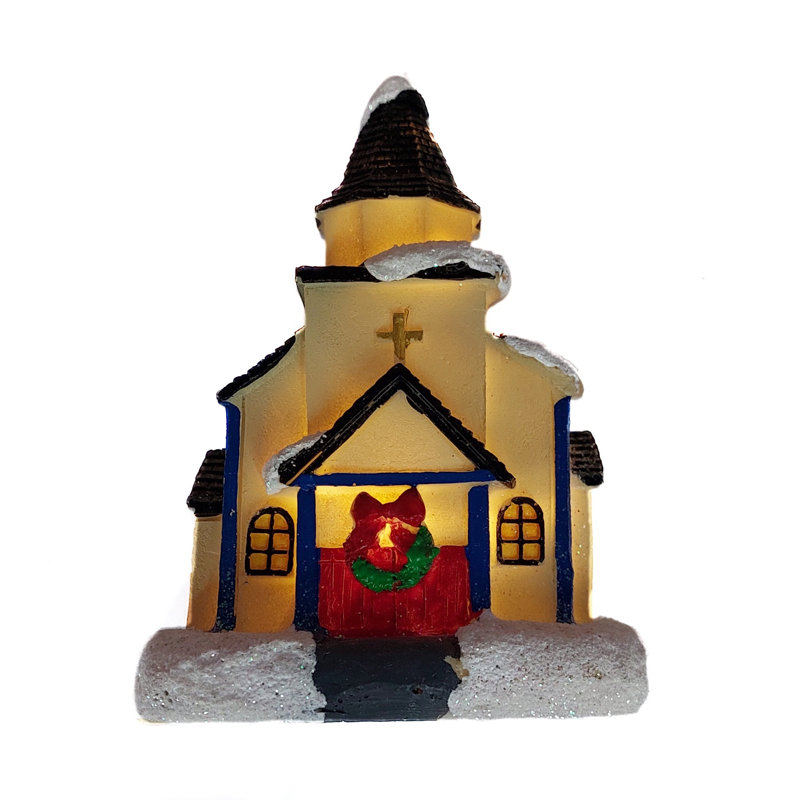 Église. Village de Noël par F07-M1-5-1174C