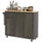 Triple-Cabinet Rolling Kitchen Island On Wheels, Kitchen Cart With Storage Shelf Adjustment, Rolling Utility Cart With Wood Top, Towel Rack, Big Drawer