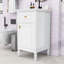 Meuble-lavabo en bois avec tiroir de rangement, tablettes et lavabo-1991207771