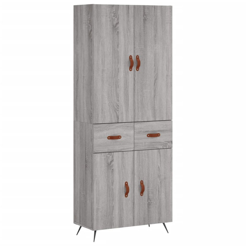 Miky 69.5cm Sideboard, Grey Sonoma